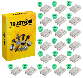 20x SPINKA + TULEJKA GNIAZDO LISTWY PROGOWEJ PROGU DO BMW 3 E36 E46 E90 E91