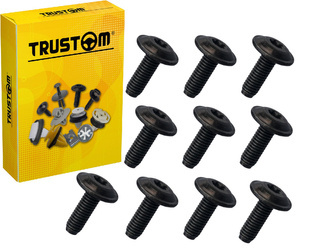 ŚRUBA CZARNA WZMOCNIONA UNIWERSALNA TORX M6x18x16