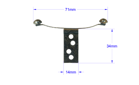 KLAMRA ELEMENT NAPRAWCZY SZYBERDACHU BMW 3 E46