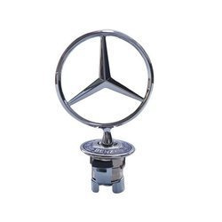 GWIAZDA NA MASKĘ LOGO MERCEDES A124 C124 S124 W124 W202 W210 śr. stopki 44mm