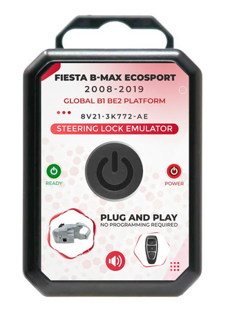 EMULATOR RYGLA BLOKADY KIEROWNICY FORD FIESTA Mk7 2008-2019 B-MAX 2008-2019