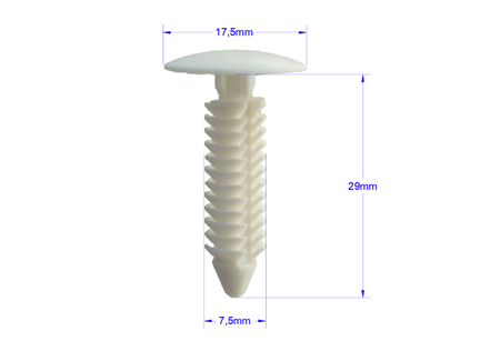 SPINKA TAPICERKI OSŁON NADKOLI UNIWERSALNA 8,5mm