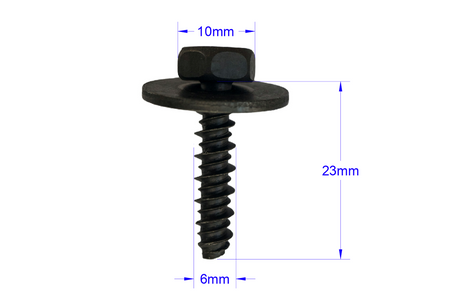 10x SPINKI WKRĘTY OSŁONY POD SILNIK FORD CMAX FIESTA FOCUS KUGA MONDEO SMAX