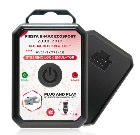 EMULATOR RYGLA BLOKADY KIEROWNICY FORD FIESTA Mk7 2008-2019 B-MAX 2008-2019