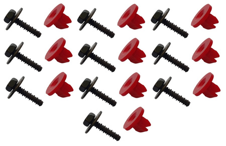 10x SPINKI WKRĘTY OSŁONY POD SILNIK FORD CMAX FIESTA FOCUS KUGA MONDEO SMAX