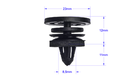 10x SPINKA TAPICERKI DRZWI 6K0868243C SEAT IBIZA 