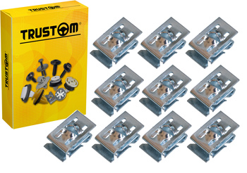 10x BLASZKA SPINKA ZDERZAKA NADKOLA OSŁONY DO AUDI SEAT SKODA VOLKSWAGEN