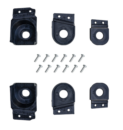 ZESTAW NAPRAWCZY UCHWYTY MOCOWANIA USZY UCHO LAMPA L+P DO AUDI A6 C6 04-11