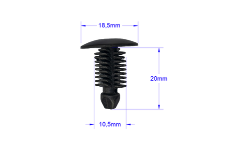 SPINKA TAPICERKI OSŁON NADKOLI UNIWERSALNA 10mm