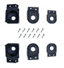 ZESTAW NAPRAWCZY UCHWYTY MOCOWANIA USZY UCHO LAMPA L+P DO AUDI A6 C6 04-11