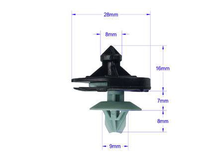 SPINKA TAPICERKI DRZWI 1H0868243 VW GOLF III VENTO