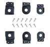 ZESTAW NAPRAWCZY UCHWYTY MOCOWANIA USZY UCHO LAMPA L+P DO AUDI A6 C6 04-11