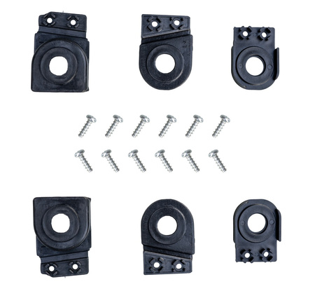 ZESTAW NAPRAWCZY UCHWYTY MOCOWANIA USZY UCHO LAMPA L+P DO AUDI A6 C6 04-11