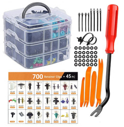 SPINKI KOŁKI KLIPSY SAMOCHODOWE WKRĘTY BLASZKI +ŚCIĄGACZE ZESTAW XXL 745 EL