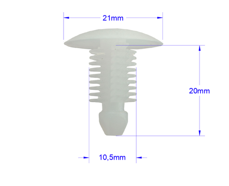 SPINKA TAPICERKI OSŁON NADKOLI UNIWERSALNA 10mm